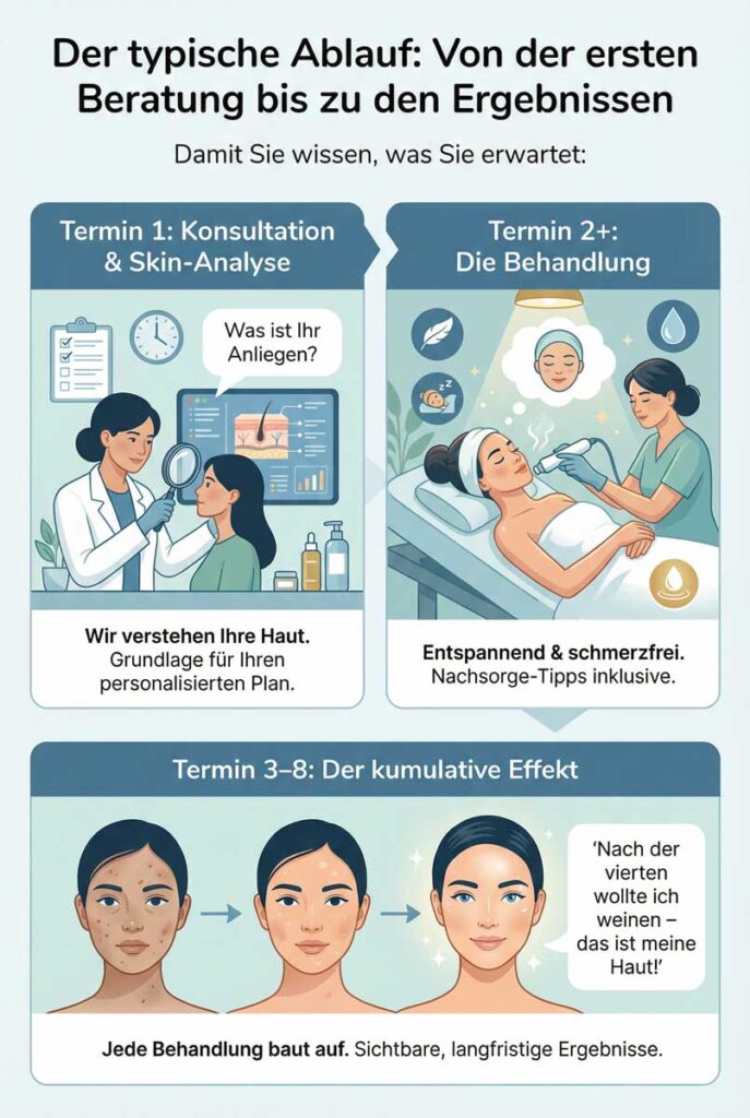 Der typische Ablauf- Anti-Aging in München