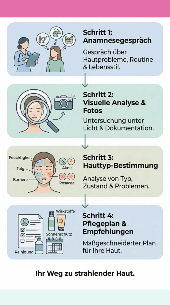 Wie läuft die kostenlose Hautanalyse