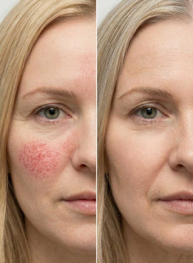 Rosazea-behandlung-before-and-after