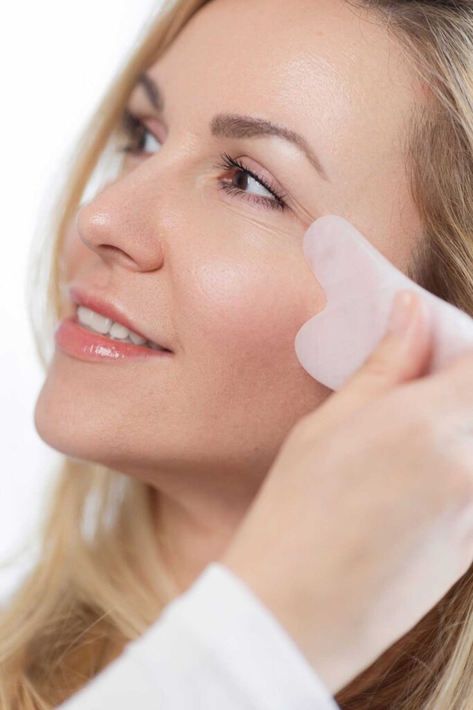 kosmetische Gesichtsbehandlung