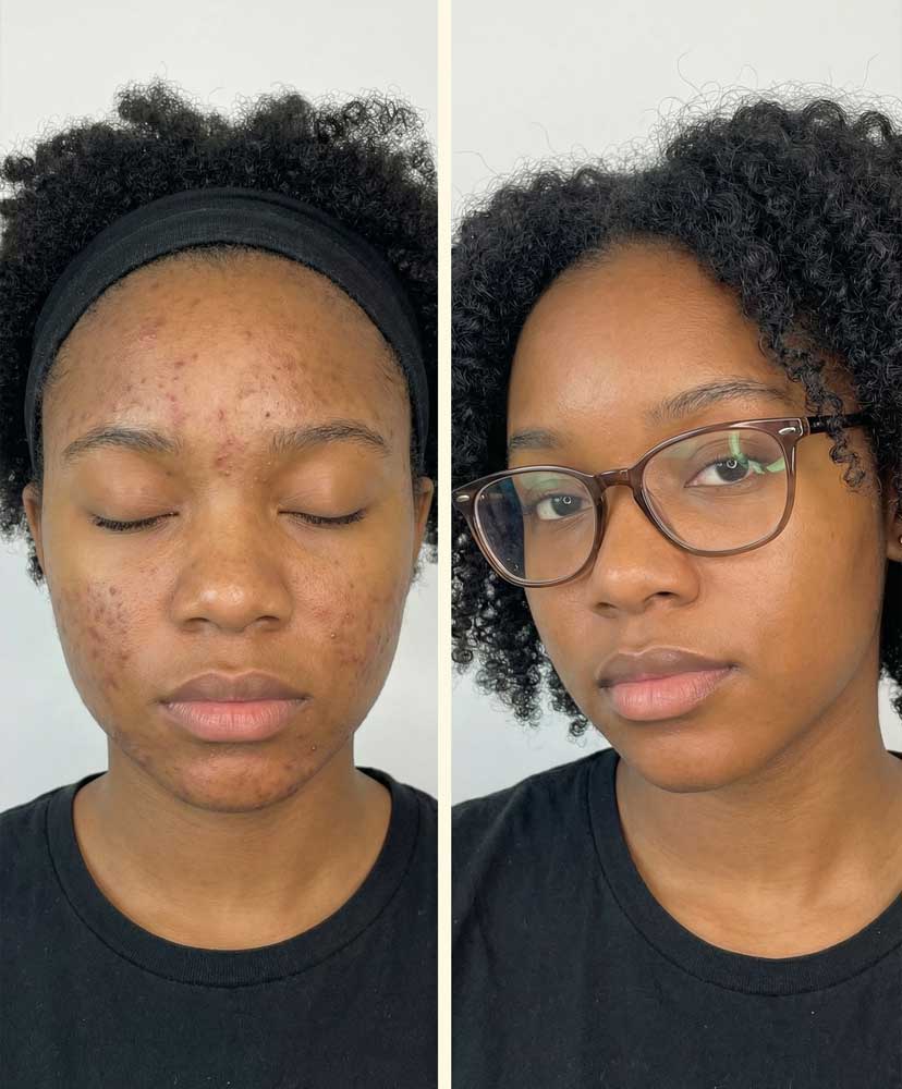 Microneedling Vorher Nachher